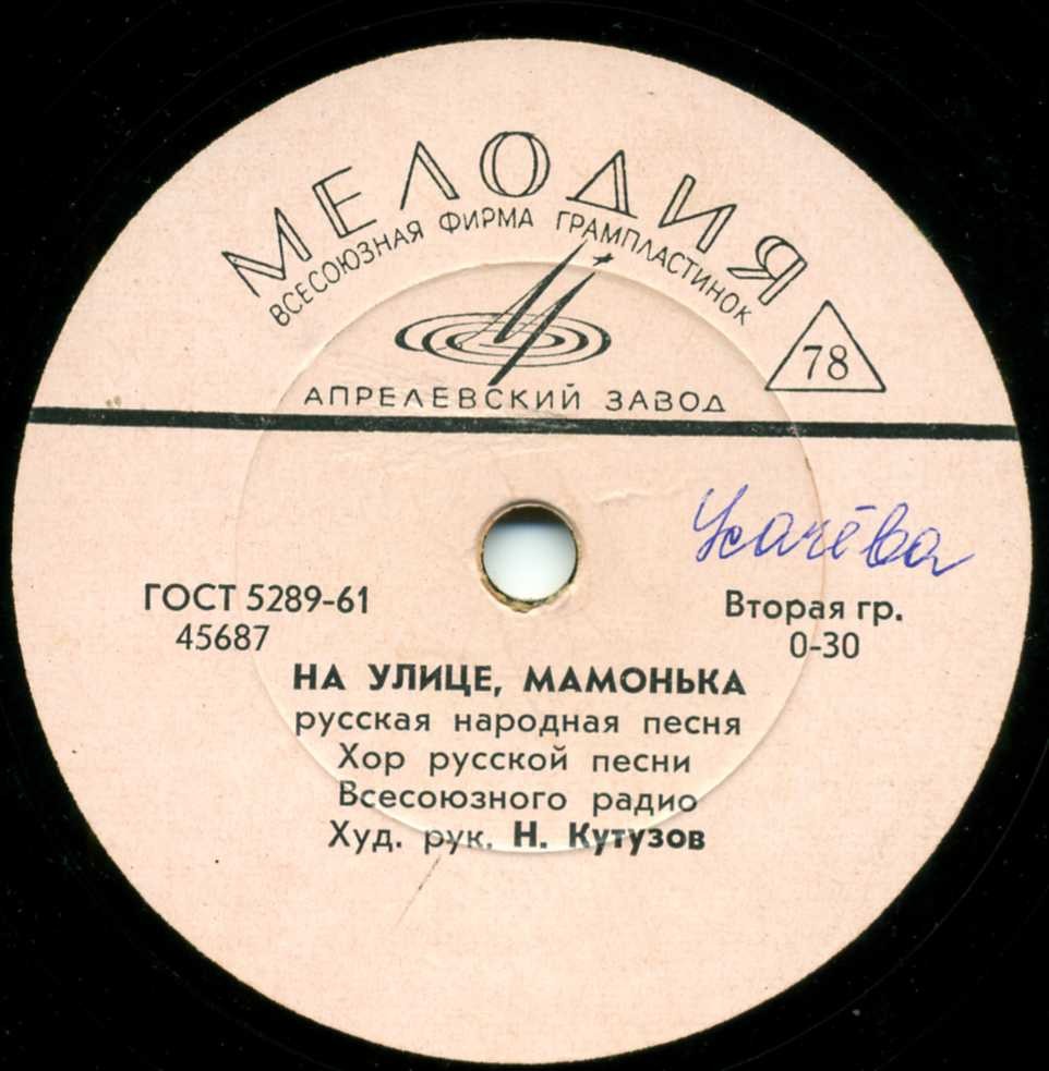 На улице, мамонька / Подмосковные частушки