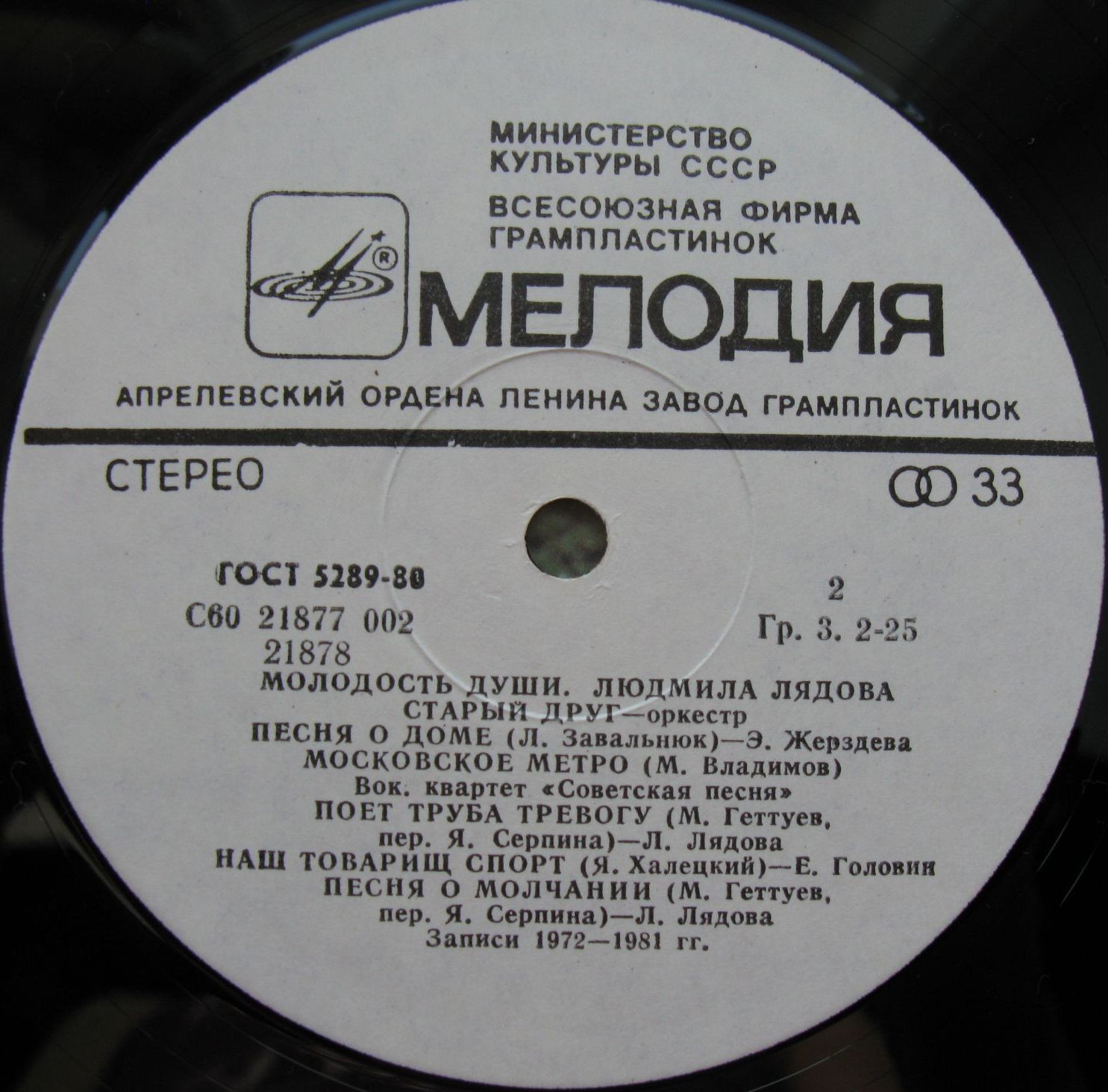 Людмила ЛЯДОВА. «Молодость души»