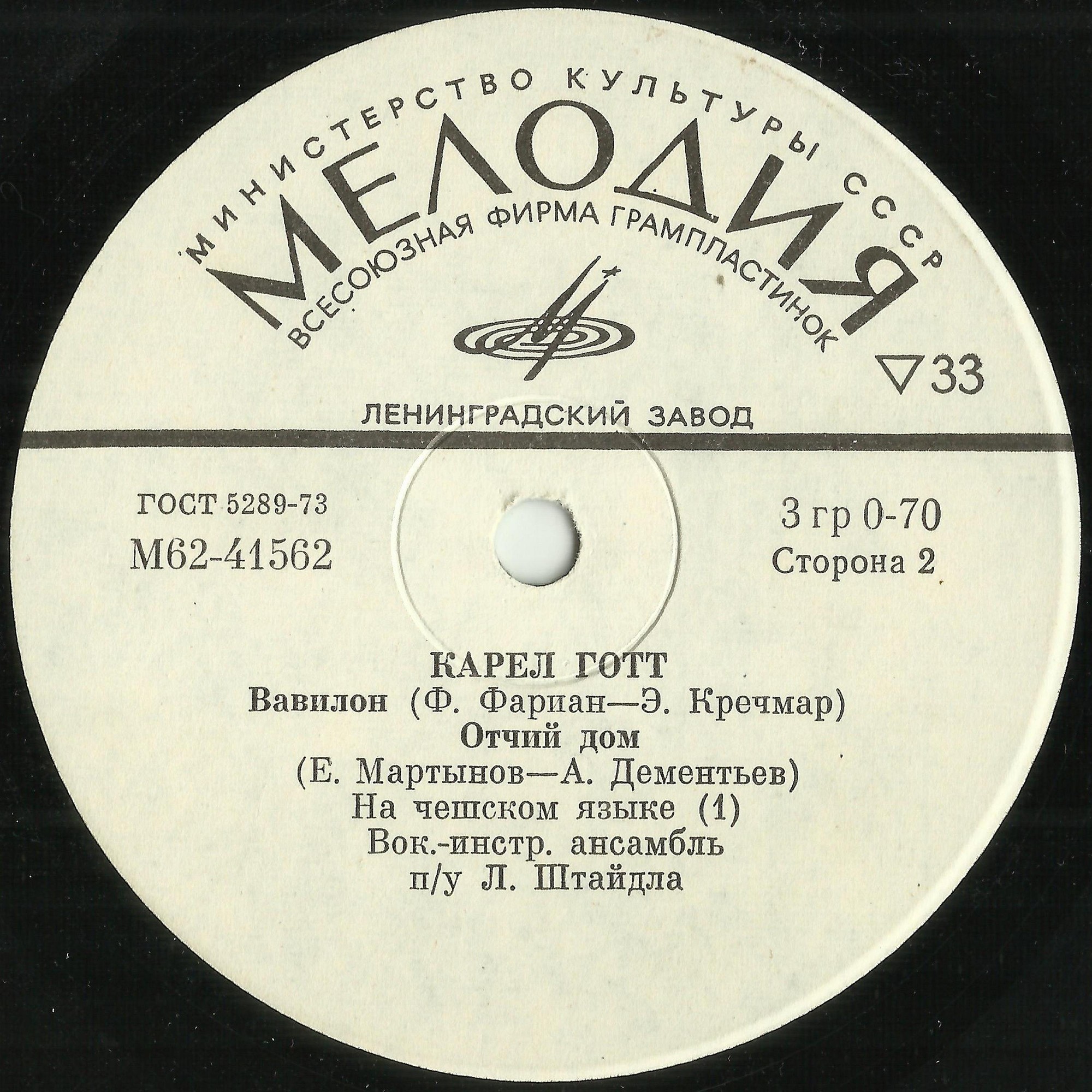ГОТТ Карел (Чехословакия).