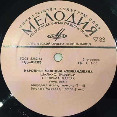 Народные мелодии Азербайджана