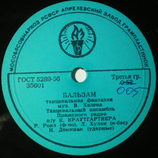 Танцевальный ансамбль Пражского радио п/у К. КРАУТГАРТНЕРА (Чехословакия)
