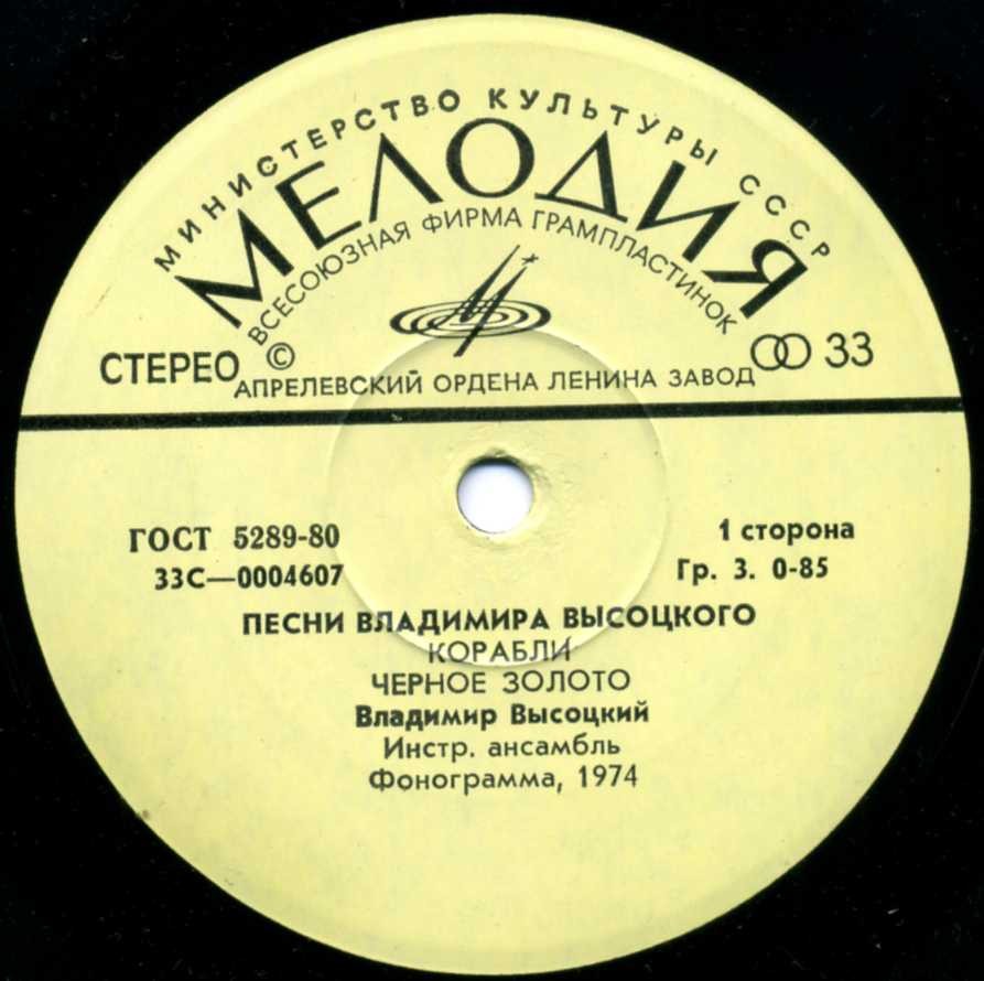 Песни Владимира Высоцкого