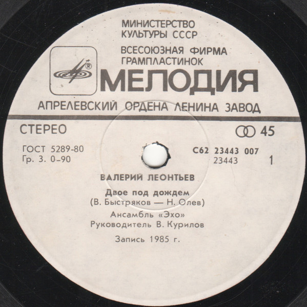 По вашим письмам. Валерий Леонтьев / Михаил Боярский