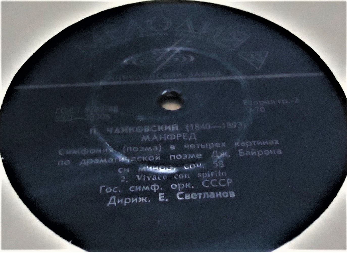 П. Чайковский. "Манфред" - ГСО / Е. Светланов