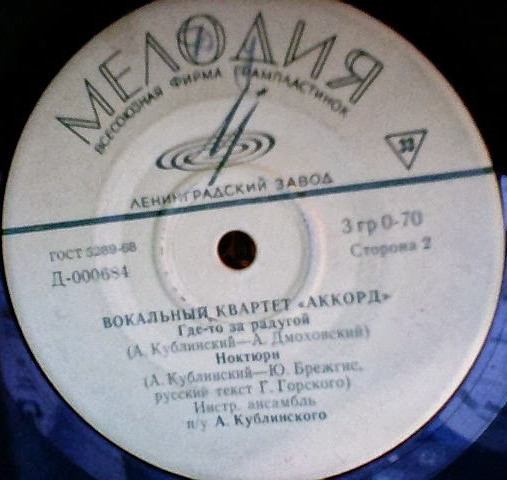 Вокальный квартет «Аккорд»