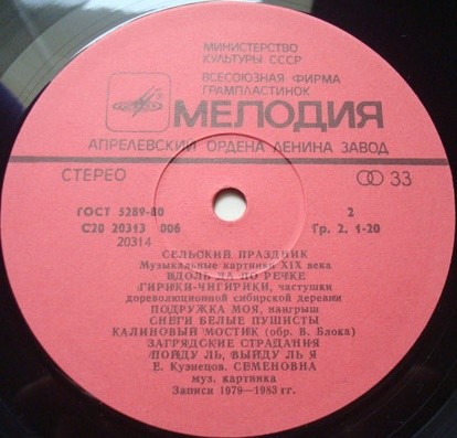 Сельский праздник. Музыкальные картинки XIX века