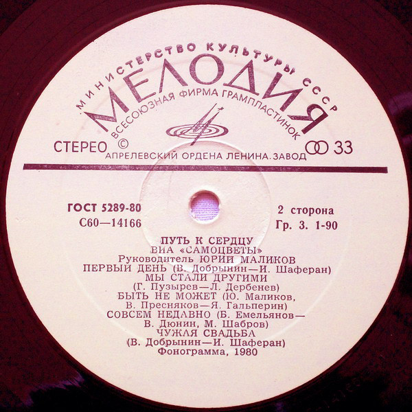 ВИА "Самоцветы" - Путь к сердцу
