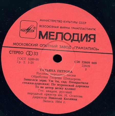 ПЕТРОВА Татьяна