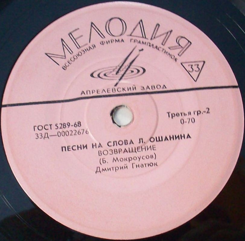 Песни на слова Льва Ошанина