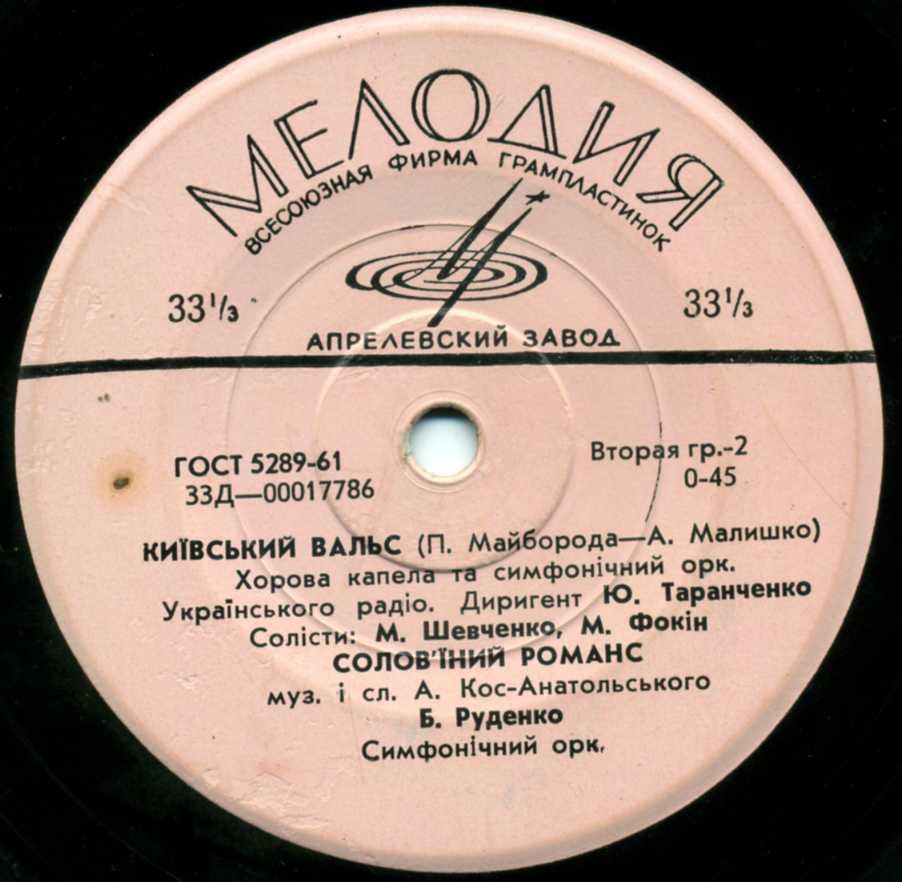 Песни украинских композиторов