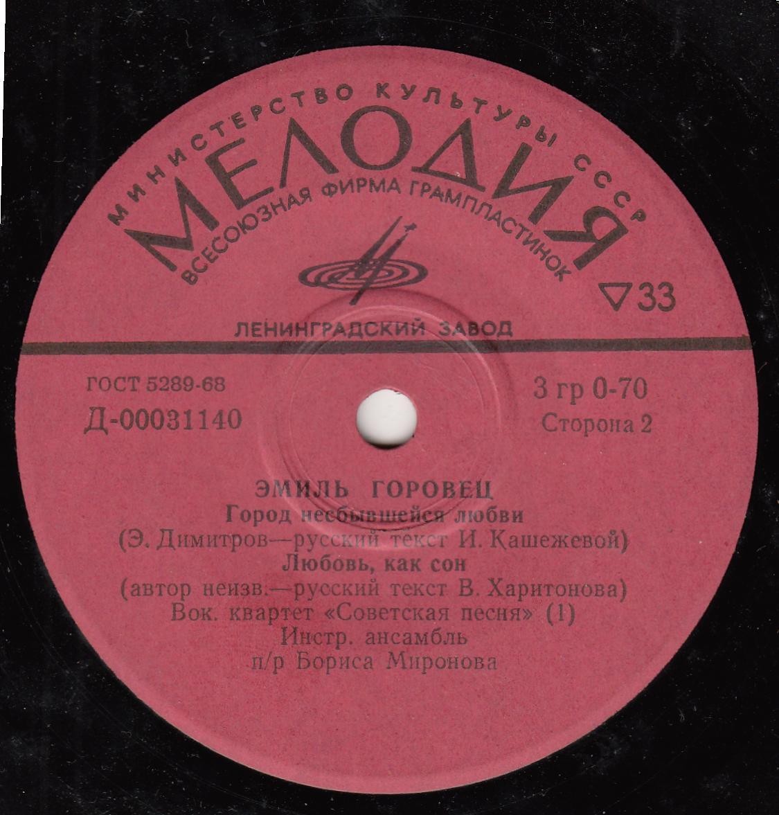 ГОРОВЕЦ Эмиль
