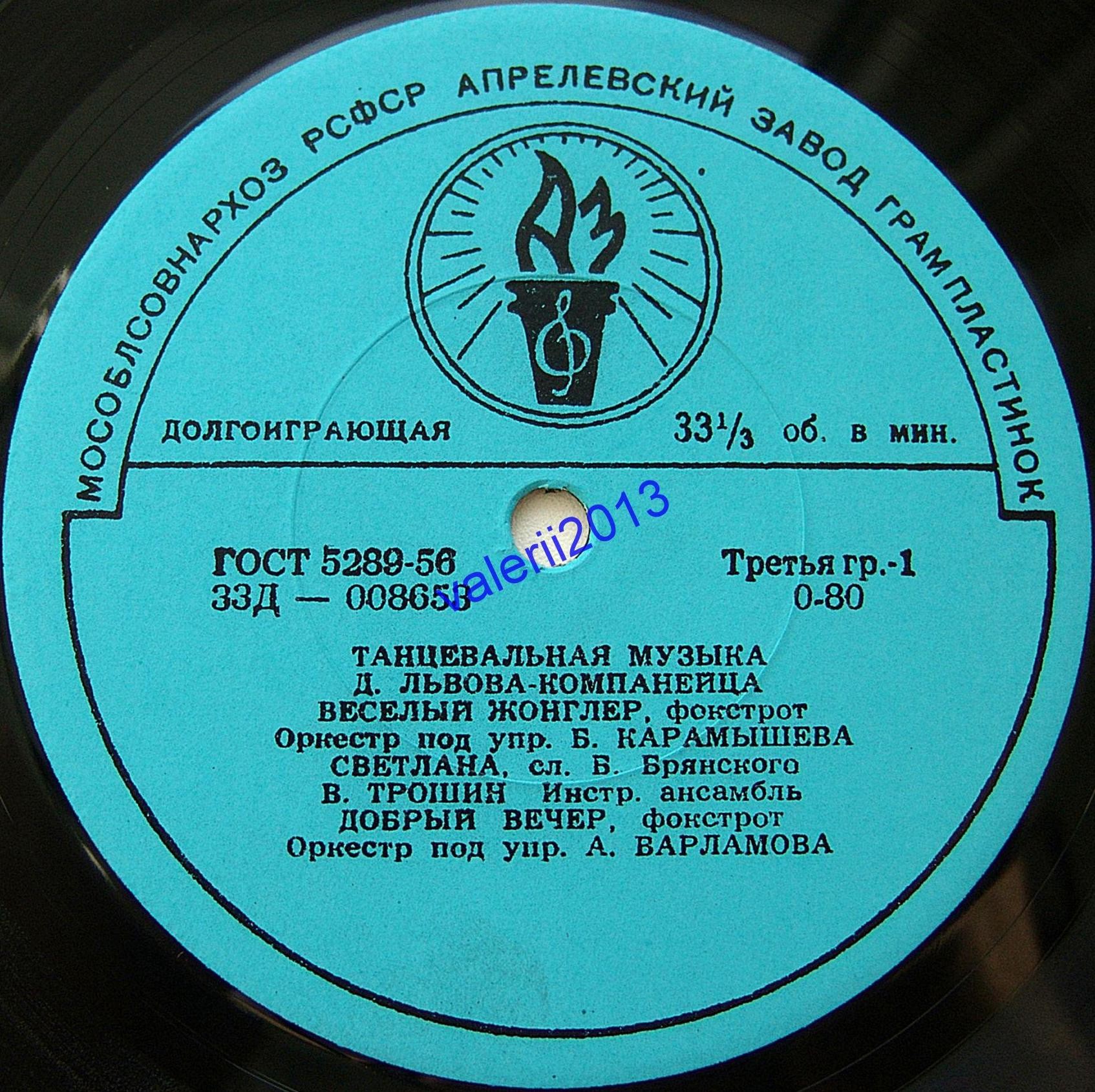 Танцевальная музыка Д. Львова-Компанейца