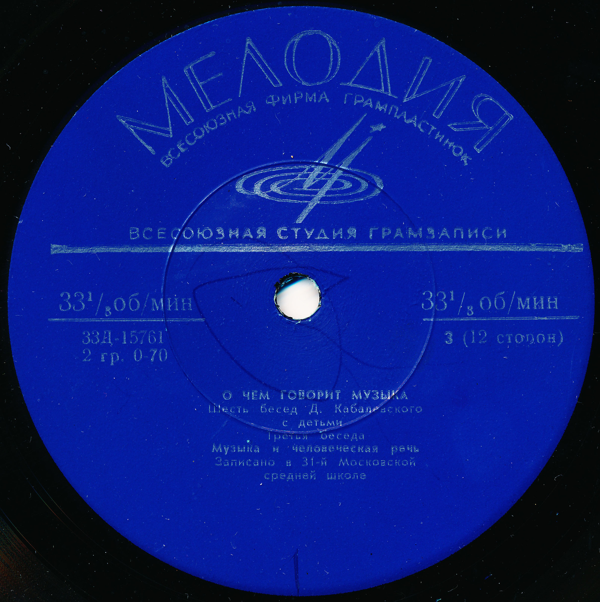 О ЧЁМ ГОВОРИТ МУЗЫКА: Шесть бесед Д. Кабалевского с детьми