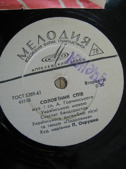 Український ансамбль пiснi та танцю "Подолянка" – Ой у полi тополенька / Соловїний спiв