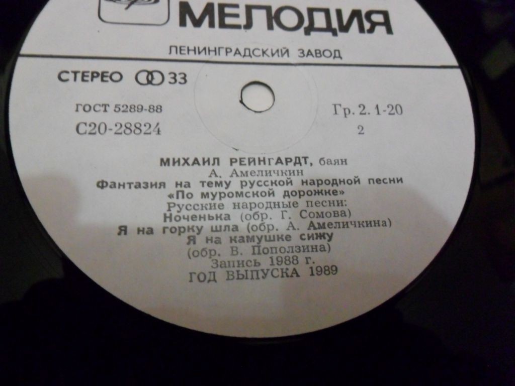 Михаил РЕЙНГАРДТ (баян)
