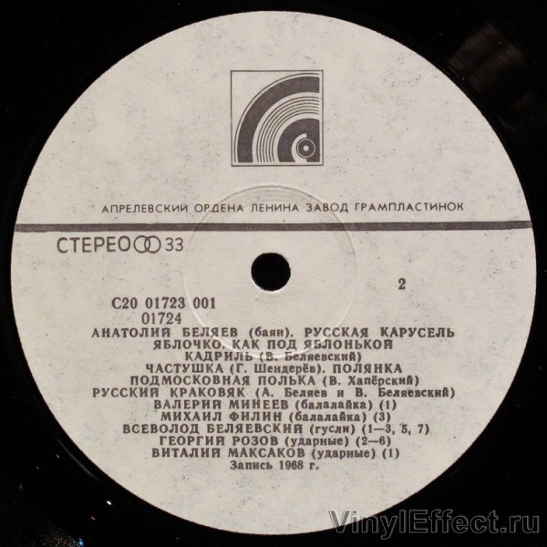 Анатолий Беляев (баян) - Русская карусель
