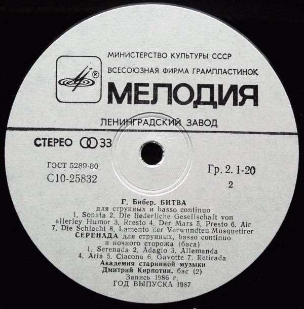 CAPRICCIO STRAVAGANTE. Программная музыка XVII века