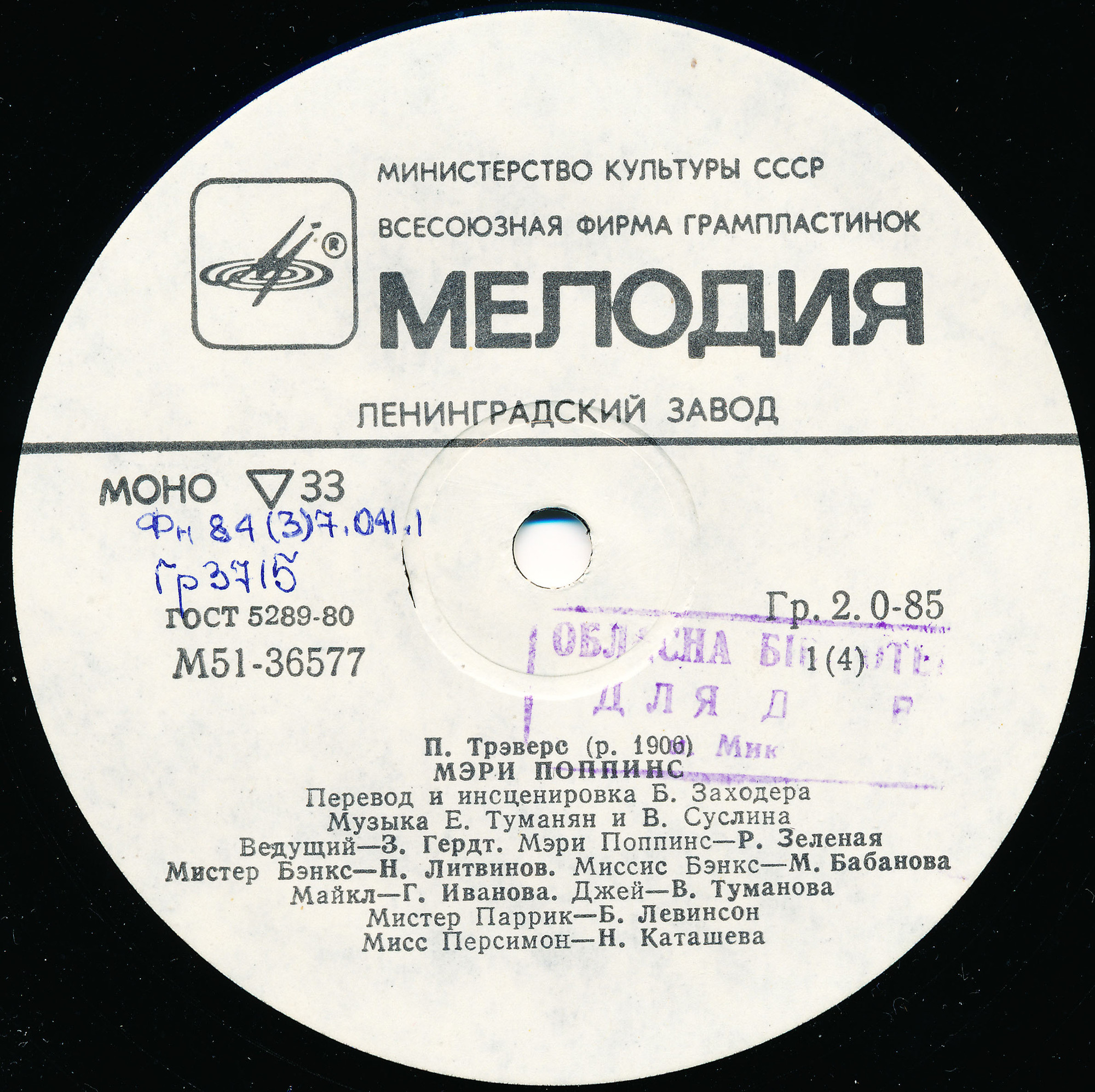 П. Трэверс - Мэри Поппинс