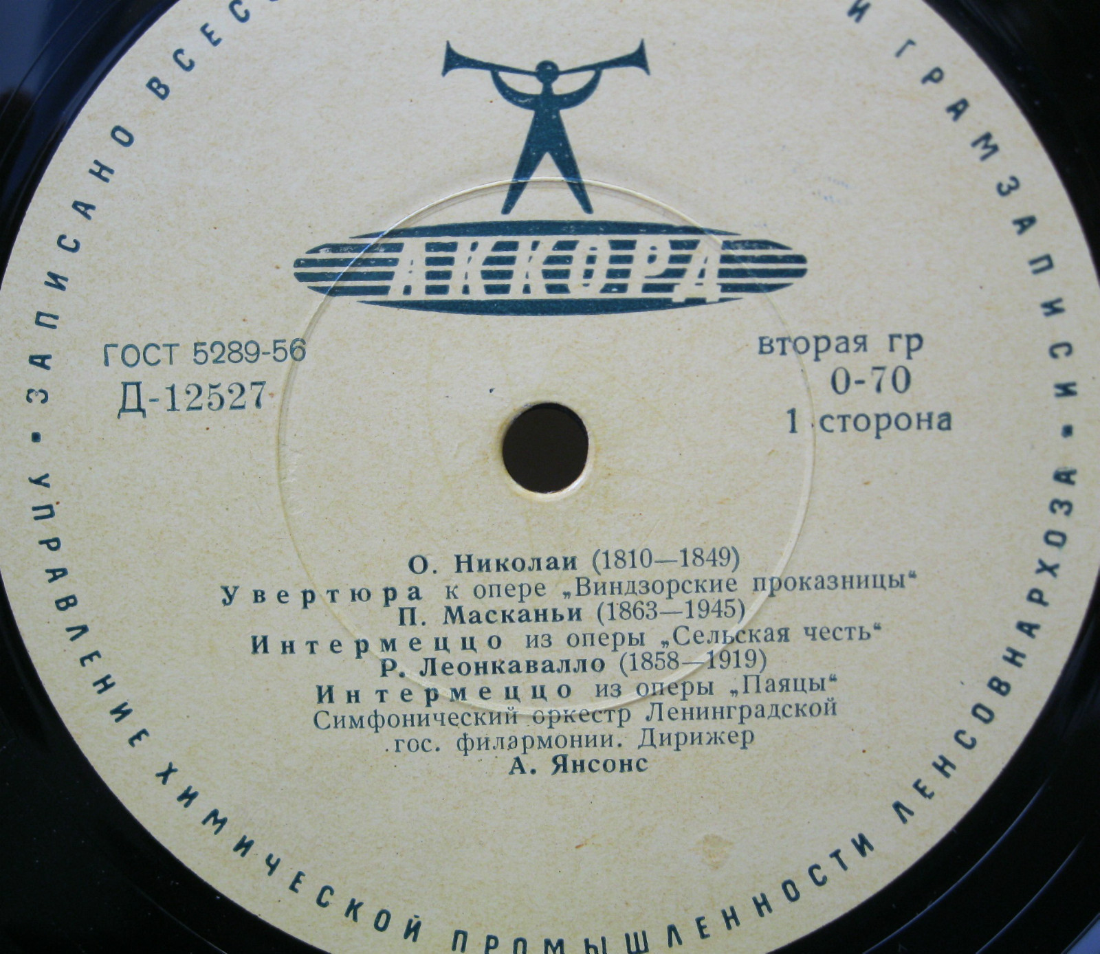 Симфонические миниатюры. Дирижирует А. Янсонс