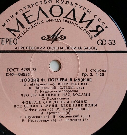 ПОЭЗИЯ Ф. ТЮТЧЕВА В МУЗЫКЕ.