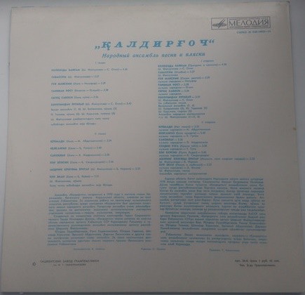 НАР. АНСАМБЛЬ ПЕСНИ И ПЛЯСКИ «КАЛДИРГОЧ» (Узбекистан)