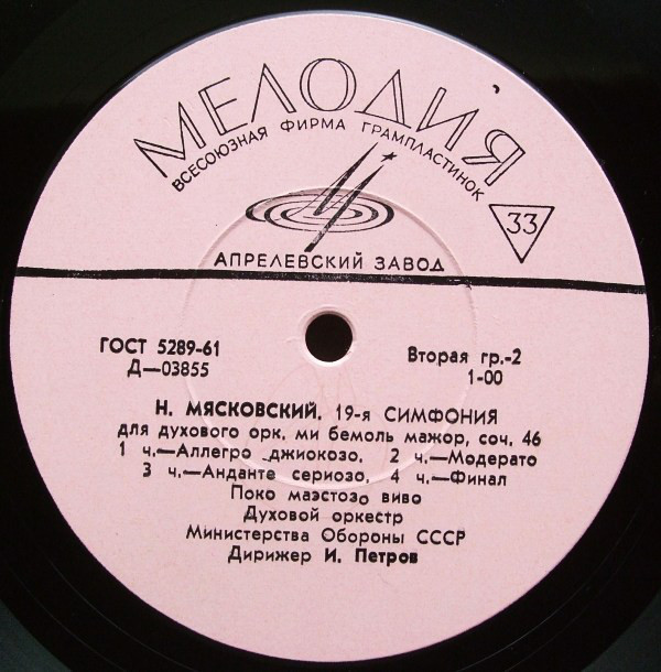 Н. Мясковский: Симфонии № 18 и № 19