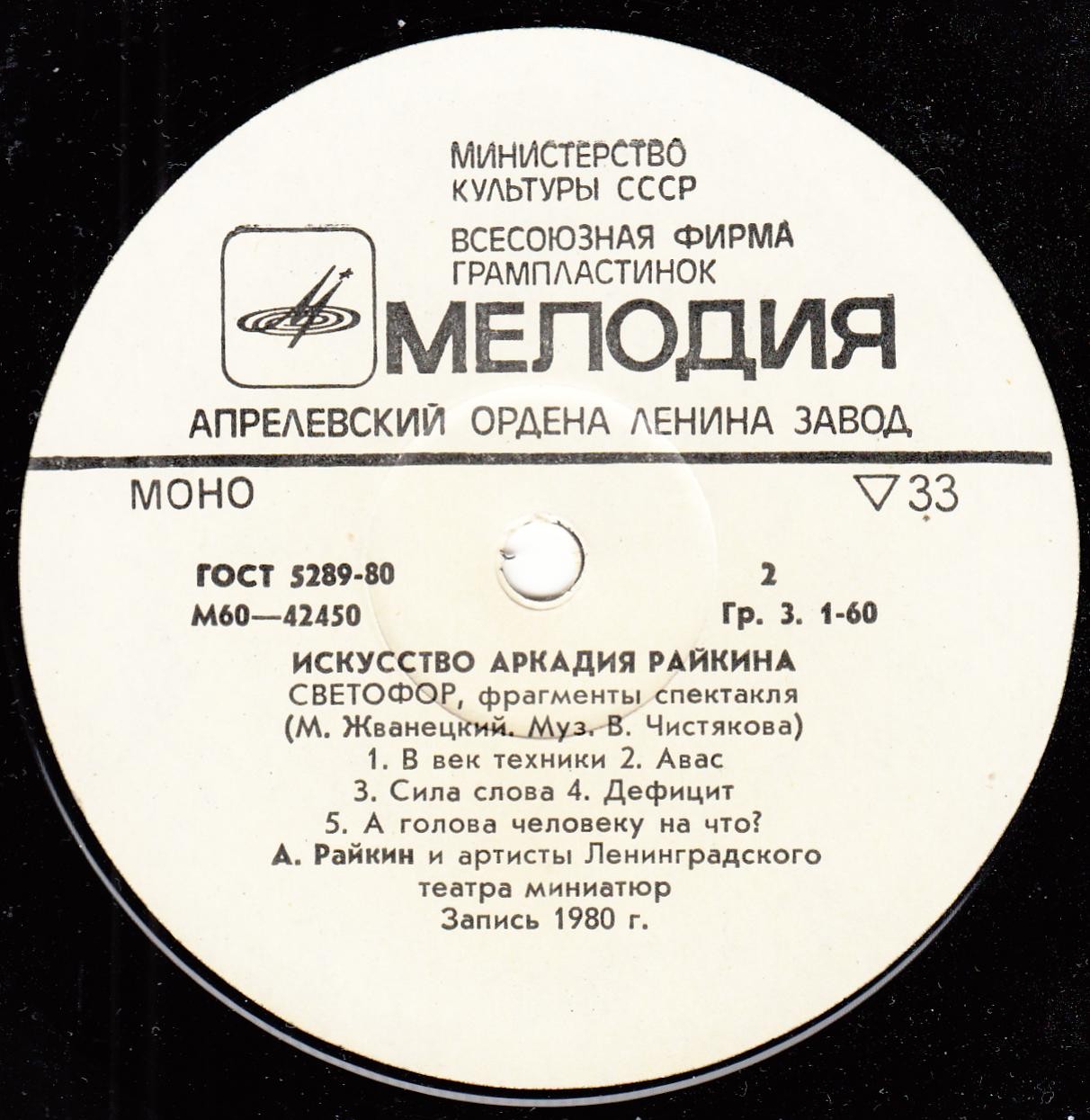 Искусство Аркадия Райкина
