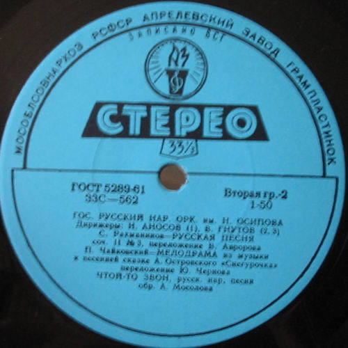 Юрий ГУЛЯЕВ / ГОС. АКАДЕМ. РУССКИЙ НАР. ОРКЕСТР им. Н. ОСИПОВА