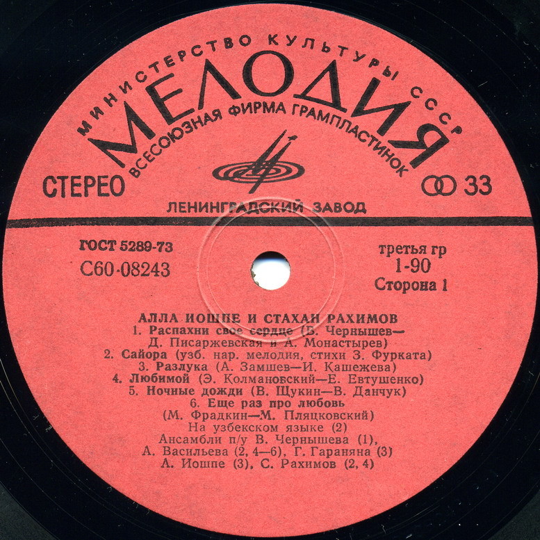 Алла ИОШПЕ и Стахан РАХИМОВ - Распахни свое сердце