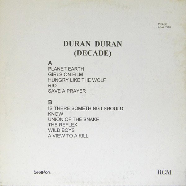 DURAN DURAN «Decade»