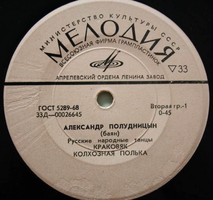 Александр Полудницын (баян). Русские народные танцы