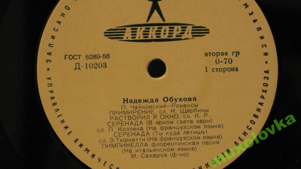 Надежда Обухова