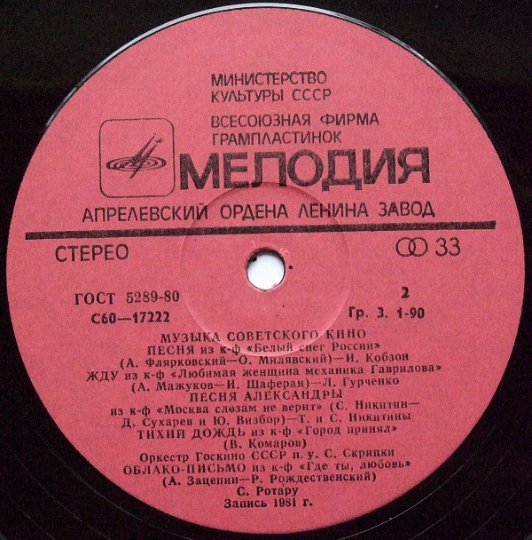 Музыка советского кино