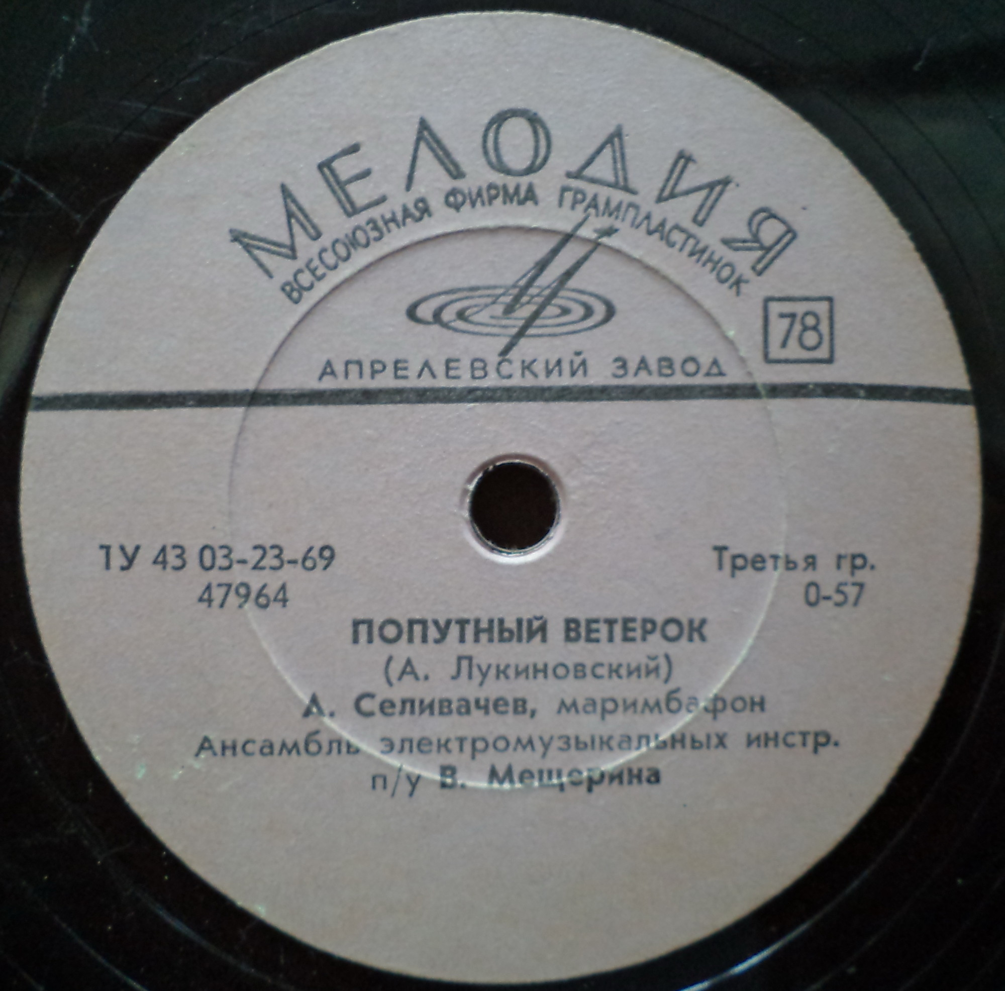 Ансамбль электромузыкальных инстр. п/у В. Мещерина