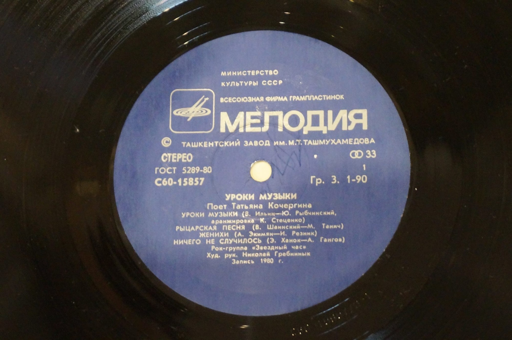 Уроки музыки. Поет Татьяна Кочергина