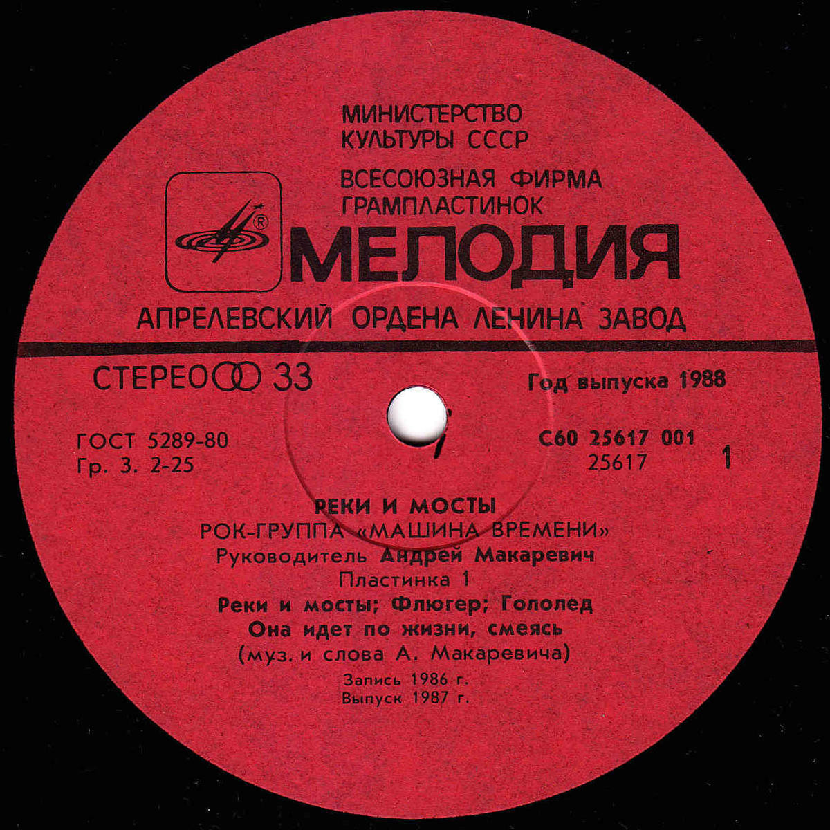 Рок-группа "МАШИНА ВРЕМЕНИ" - Реки и мосты (1)