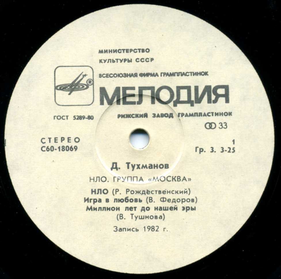 Давид Тухманов, группа "Москва". Н.Л.О.