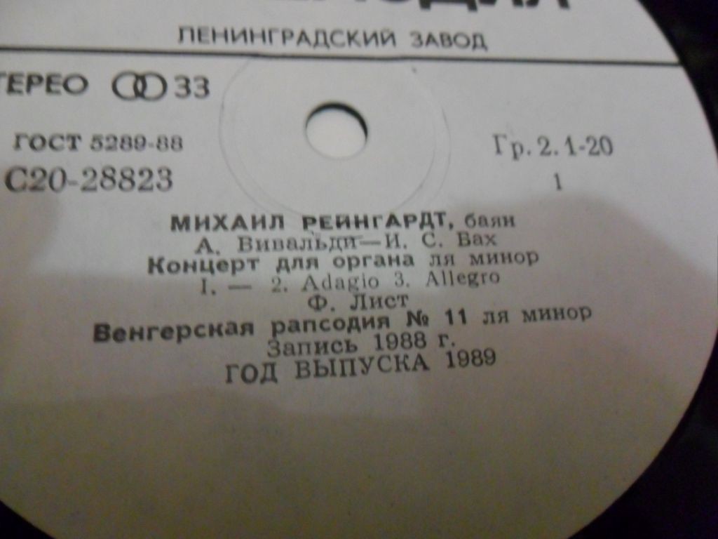 Михаил РЕЙНГАРДТ (баян)