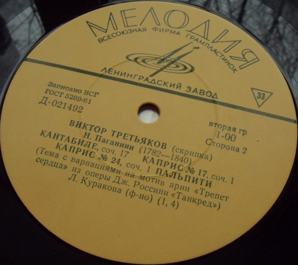 Виктор ТРЕТЬЯКОВ (скрипка)