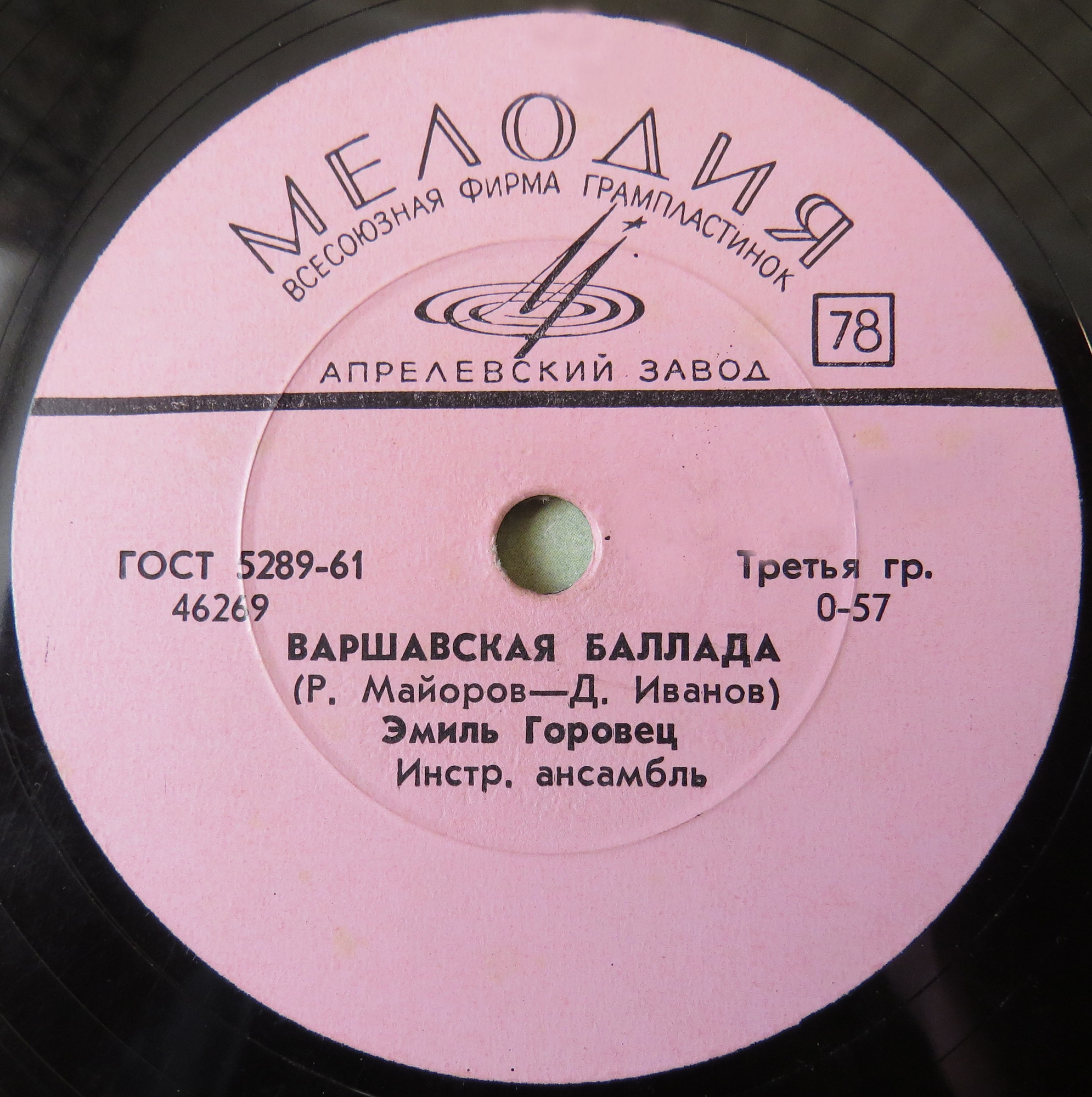 Эмиль Горовец — Варшавская баллада / Неотправленное письмо