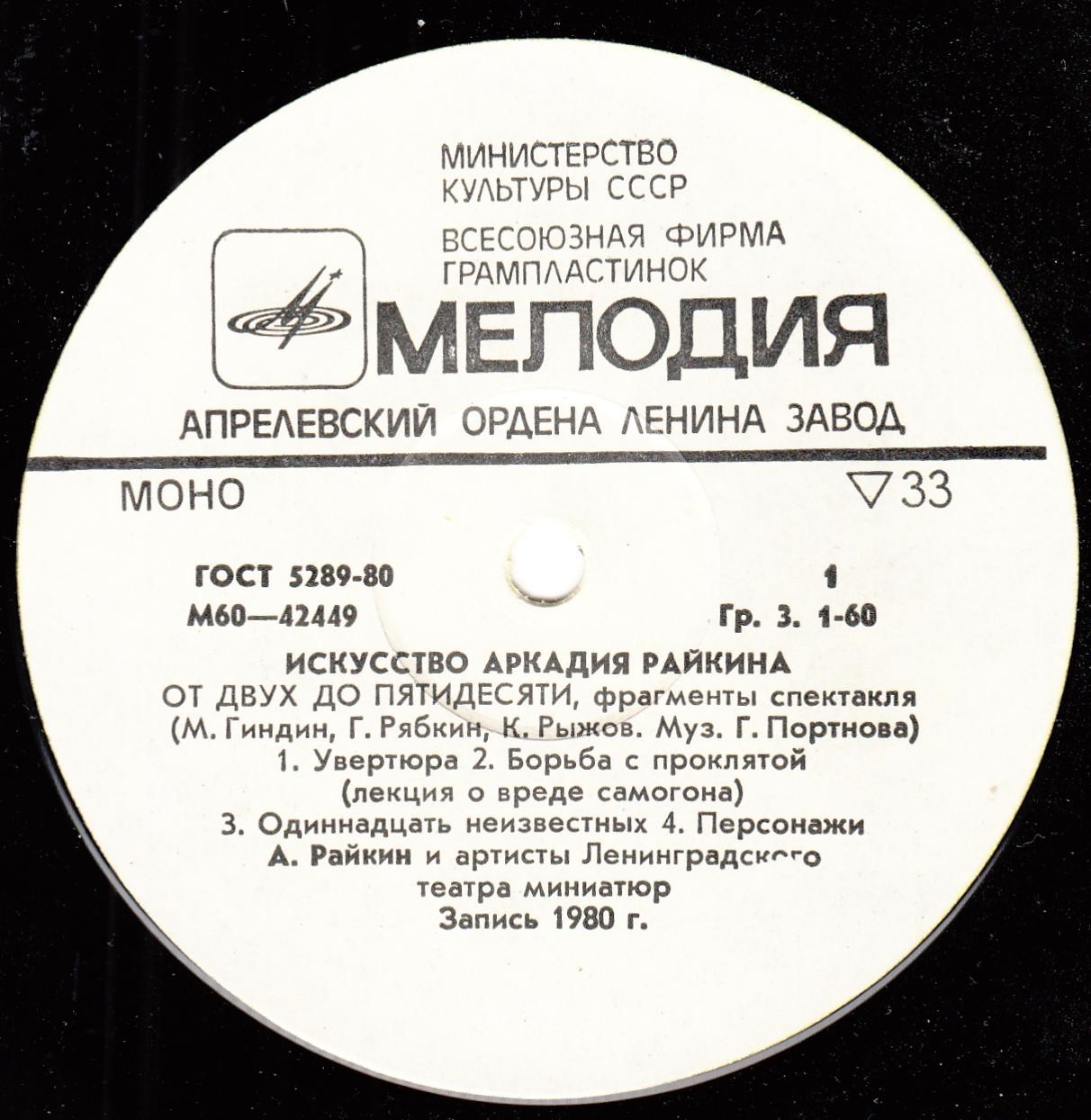 Искусство Аркадия Райкина