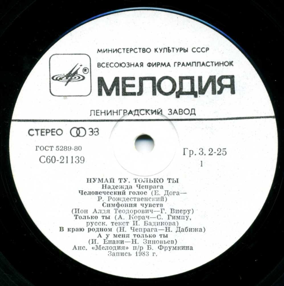 Надежда ЧЕПРАГА «Только ты»