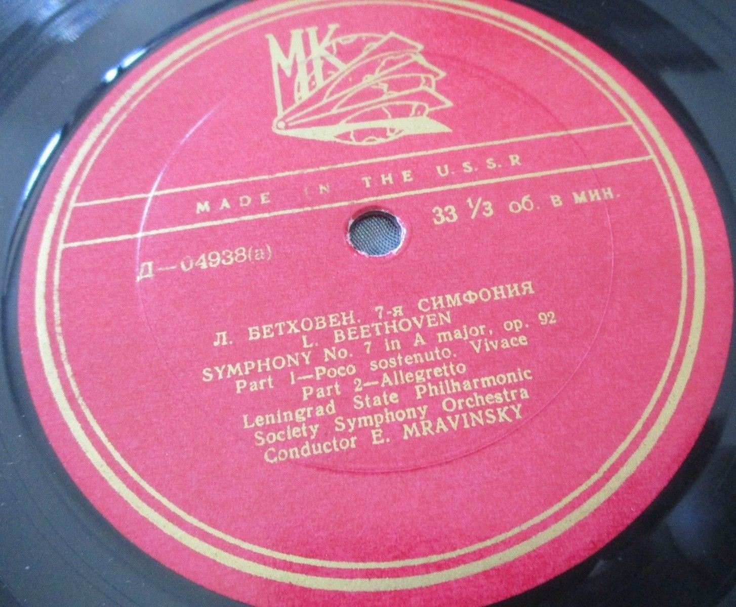 Л. БЕТХОВЕН (1770–1827) Симфония № 7 ля мажор, соч. 92 (Е. Мравинский)