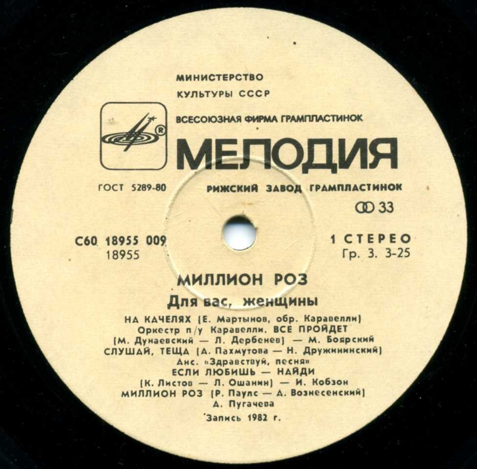 Для вас, женщины. Миллион роз