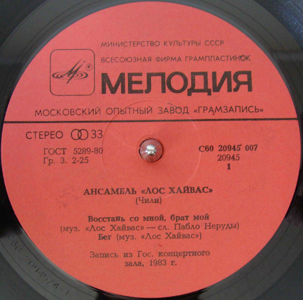 Ансамбль "Лос Хайвас" (Чили)