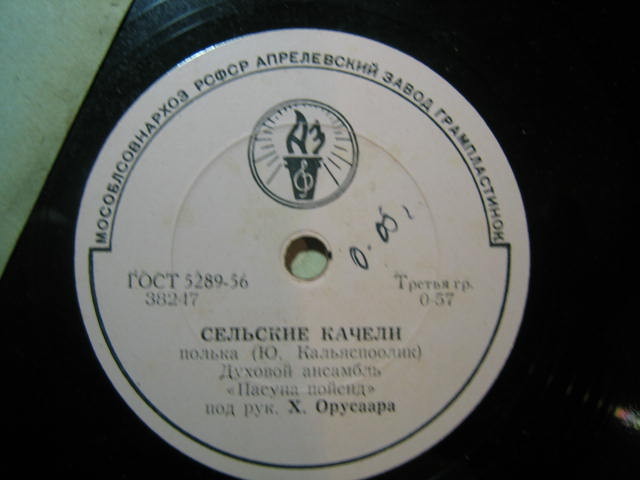 Духовой ансамбль "Пасуна пойсид" под рук. Х. Орусаара – Сельские качели / Полька