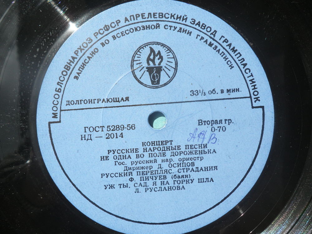 Концерт. Русские народные песни