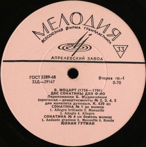 Юлиан ГУТМАН (фортепиано): «Фортепианные произведения В. Моцарта и Л. Бетховена»