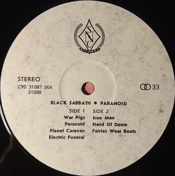 Black Sabbath — Paranoid