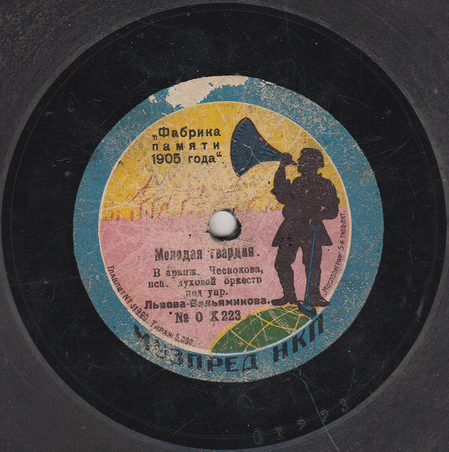 Духовой оркестр под упр. Львова-Вельяминова - Буденный, Революционный марш // Молодая гвардия. В аранж. Чеснокова